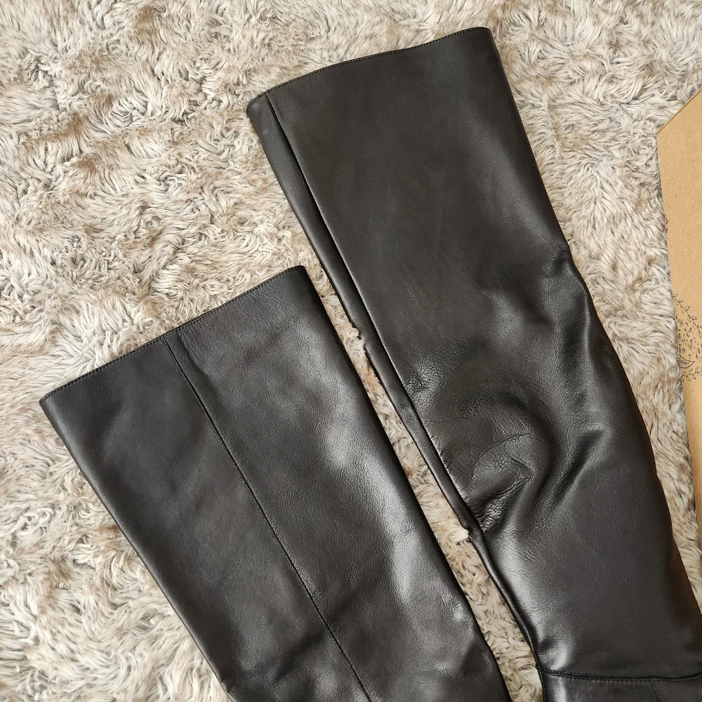 Free‎ People Georgie Over-the-knee Boots in Black Leather